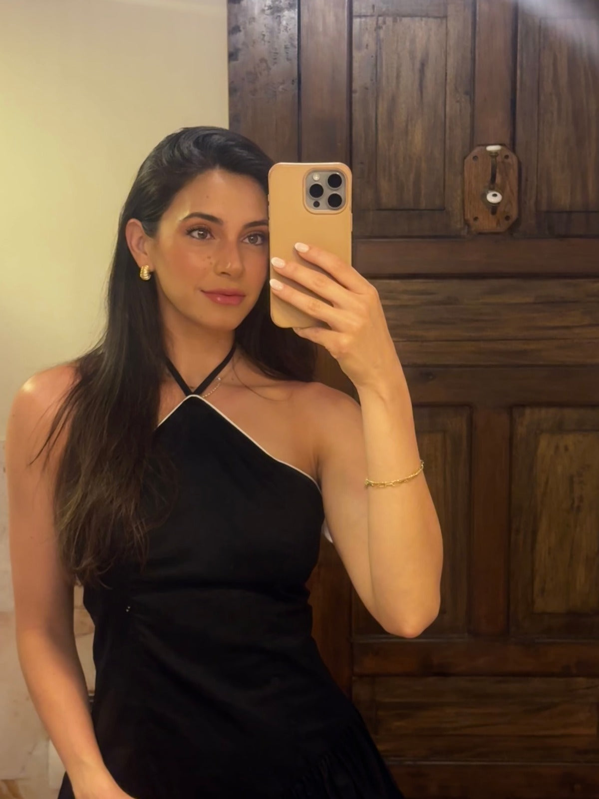 Vestido corto Halo ANCORA Negro