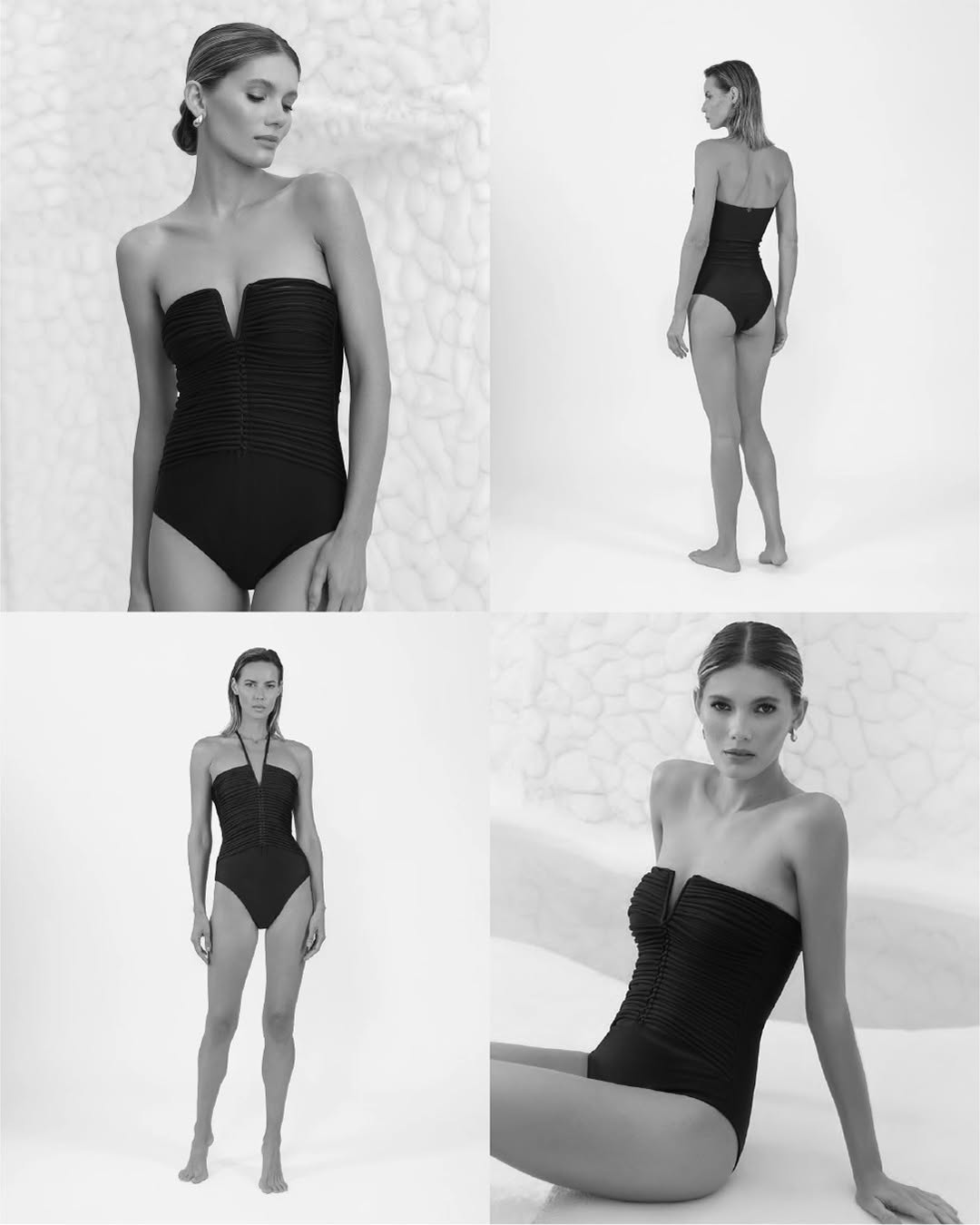 ACQUA DE LUXE Aphrodite Black swimsuit