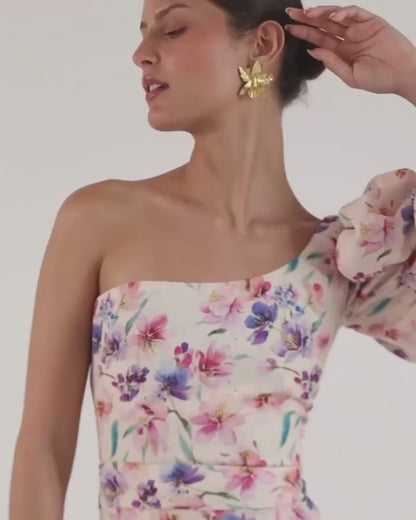 One-Shoulder Whole PRAIA BREZZA DI SETA