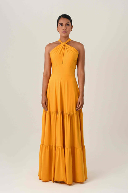 PAULA TRIVIÑO Leonor Mango dress