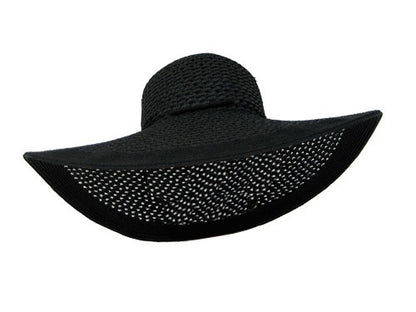 Summer Hat - Wave Braided BLACK