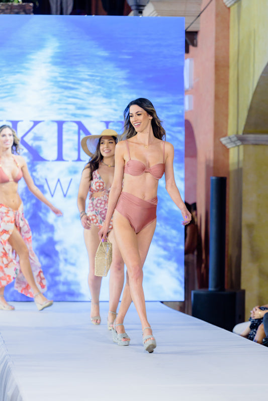 TOP underwire bra ANCORA - My Polished Balconette Coral Pink