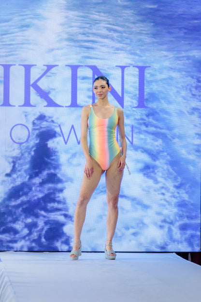 MILONGA Rainbow One-Piece Swimsuit