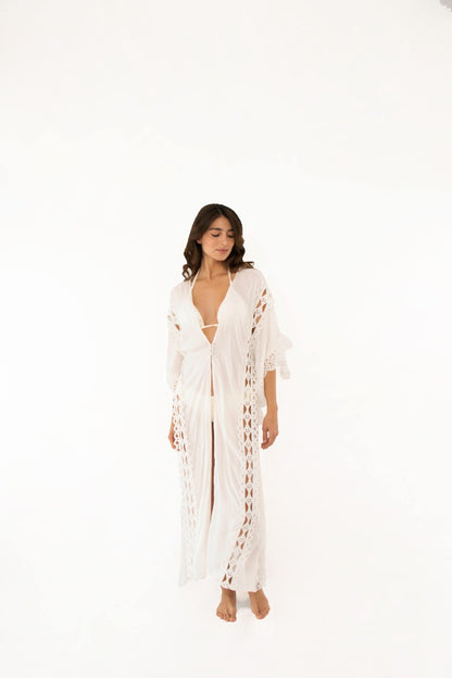 Two-tone MILONGA Kimono