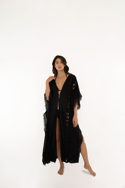 Two-tone MILONGA Kimono