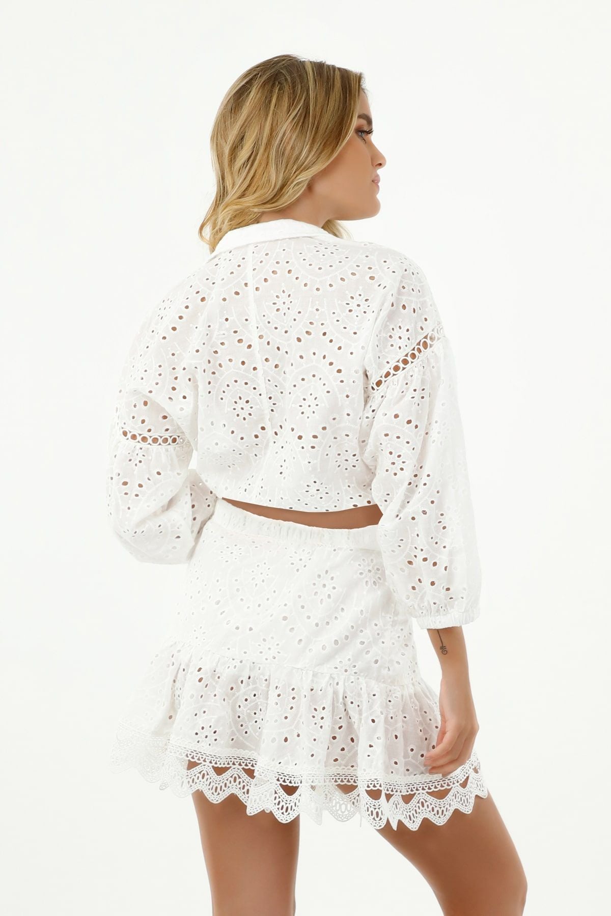 MILONGA Picnic Eyelet Shirt