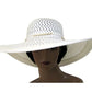 Sombrero de verano - Trenzado con onda WHITE