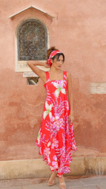 PRAIA Dress - Syracuse Red